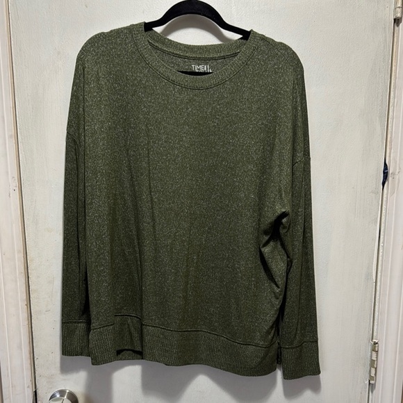 Women’s Green TIME and tru Sweater medium - Picture 1 of 8